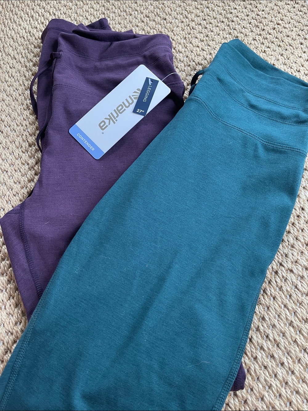 Marmot Purple and Teal Leggings Duo